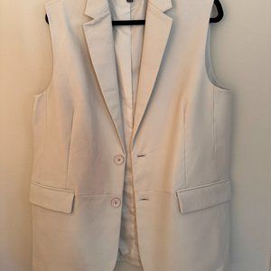 Lamarque Oversized Leather Vest